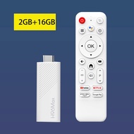 H96 Max Android TV Stick Allwinner H313 Quad Core 4K Wifi6 BT พร้อมรีโมทควบคุมด้วยเสียง