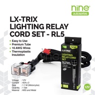 Nine RL5!! LUXIMOS LX-TRIX (Motorcycle Connection 2 sided shooting LIGHTS 1 Set) RELAY CORD 1SET Mot