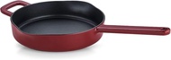Fissler Moments Collection Cast Iron Frying Pan Burgundy Red 26 cm