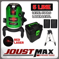 LADDERMAN LDM-5RED 5 Lines 6 Point Adjustable Laser Level 360° Rotary Indoor Outdoor Self Levelling 