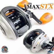 { NEW แท้มีใบรับประกัน!! } รอกหยดน้ำ ABU GARCIA MAX STX รอบ 6.4:1 แขนหมุนคอมแพ็ต โค้งเว้าเข้ารูป ใช้