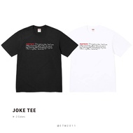 ETW [Taichung Store] Supreme 25FW Joke Tee Handwritten Letter Short T