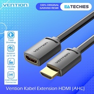 kabel hdmi extension extender hdmi perpanjang male to female 30cm hq - 50cm
