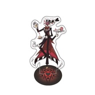 Standee Hazbin Hotel tabletop mica model of Vox Lucifer 3 Vees character, very beautiful acrylic mod