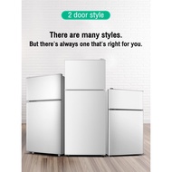 ❄️Sedikit cela❄️2 door Fridge 90L Large capacity 4 Star Fridge Refrigerator Household peti ais微瑕冰箱