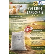 [Caco3] 25Kg - Calcium Carbonate - Kuatkan ternakan & stabilkan pH - Suburkan tanah & tingkatkan has