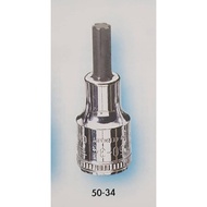 HEYCO 50-34 1/2" DRIVE 52MM LONG FOR FLUTED SOCKET SCREW ,RIBE CV