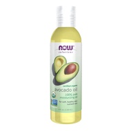 NOW Solutions, Organic Avocado Oil, 100% Pure Moisturizing Oil, Nutrient Rich and Hydrating, 4-Ounce