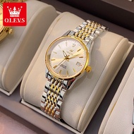 OLEVS 6635 Women's Watch Top Luxury Brand Calendar Diamond Waterproof Automatic Mechanical Watch Ori