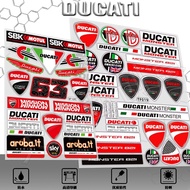 Ducati Motorcycle Sticker 1199 1299 899 Panigale V4 Fuel Tank Decoration Sticker Helmet Reflective Sticker
