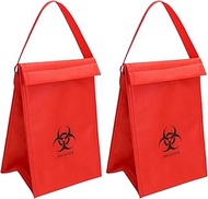 Med Probe Transport Bag - Insulated Biohazard Cooler for Clinic and Laboratory, Reusable Sample Tote