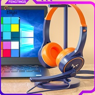 [Ft] SY-G30 Wired Headphone Comfortable Noise Reduction Over-Ear Computer Headphone with Microphone 