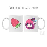 Gacha Life Midori and Strawberry Icon Mug