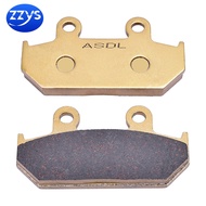 ZZYS Motorcycle Rear Brake Pads for Suzuki AN250 Skywave 07-08 AN400 Burgman 07-21 AN650 03-18