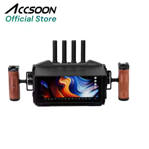 Accsoon CinView M7 with handle rabbit cage 7inch Multi-functional Wireless Video Monitor Receiver an