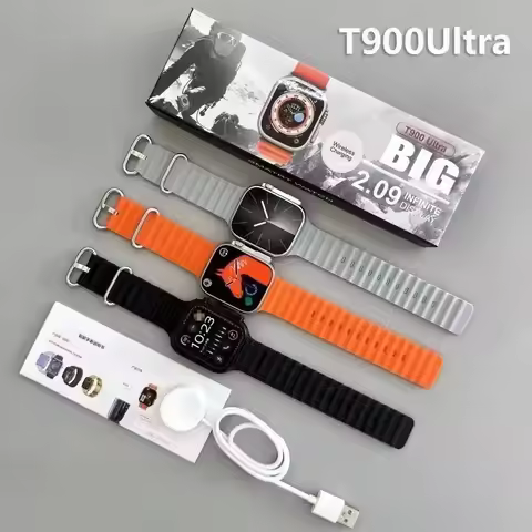 Wholesale T900 Ultra Smart Watch Men 49mm Series 9 AMOLED Screen NFC Compass Waterproof Watch IWO Ul