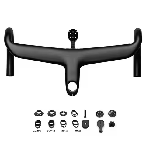 elitaone Road Carbon Handlebar Bent Bar Internal Cable Routing 127mm Drop 75mm Reach SL7 Bicycle Han