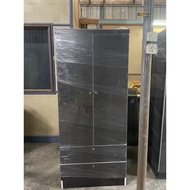 （Siap Pasang 100%）2 door wardrobe/ almari baju/ almari pakaian
