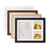 [Ready Stock Hot Sale] Pet Hand Footprint Photo Frame Set Baby Ink Pad Baby Hand Footprint diy Pictu