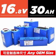 16.8V 4S 8P/12P Lithium Battery 18650 Pack High Capacity Custom Size Waterproof BMS