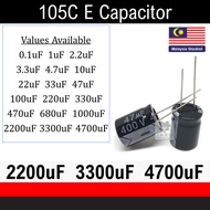 2200uF 3300uF 4700uF 105C Electrolytic Capacitor 16V 25V 50V
