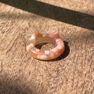 橙花果凍─櫻花瑪瑙。貓耳甜甜圈。戒圈。跑環