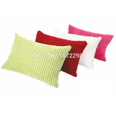 30X45cm 35X50cm 40X60cm Corduroy Large Corn Kernels Cushion Cover Plain Pillow Case Home Decor HT-NP