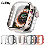 Suitable for apple watch Case PC Integrated Case apple watch 10/9 Protective Case iWatch Tempered Gl