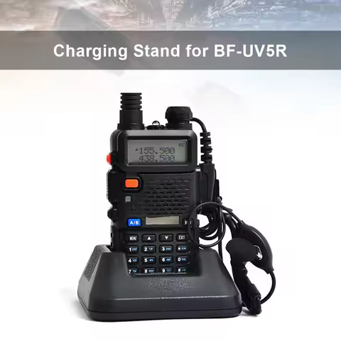 Walkie Talkie Desktop Charger Battery Charger Radios Docking Station for BAOFENG UV-5R BF-UV5R Plus 