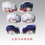 Inuyasha Anime Merchandise Sesshomaru Kikyo Kagome Pillow Anime Plush Doll Pillow Cushion