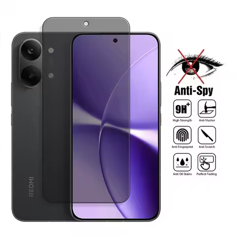 For Redmi Turbo 5 Max Glass Redmi Turbo 3 4 5 Pro Tempered Glass Full Glue Anti-spy Privacy Screen P