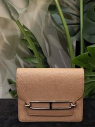 (全新) Hermes Roulis Slim Wallet Evergrain 銀包/腰包 雀木色 QUEBRACHO/CK2J / 2021 Z