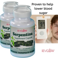 Revglow Serpentina  2-Bottles 500mg 60 Supplement Capsule Diabetes control