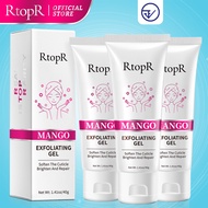 RtopR 3PCS FDA ครีมขัดผิวไวท์เทนนิ่งให้ความชุ่มชื้นขัดผิวหน้าขัดผิวหน้าเจลทำความสะอาดผิวเจลกำจัดสิว 