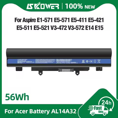 56Wh AL14A32 Battery for Acer Aspire E14 E15 E5-411 511 571 572 V3-472 572 V5-572G Extensa 2509 2510