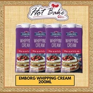EMBORG WHIPPING CREAM 200ML ( HALAL) [INSTANT DELIVERY ONLY]