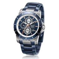 Jam Tangan Alexandre Christie AC 6141 Original Navy Blue Silver