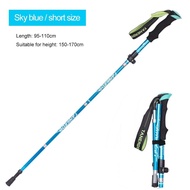 Winmax Camping แบบพกพาเดินเดินป่า Stick กลางแจ้งพับ Trekking Sticks Nordic Walking POLE Ultralight T