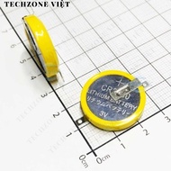 [5 Pieces]- CMOS Battery CR2032 T33 3V 2 Pins TechZone Viet