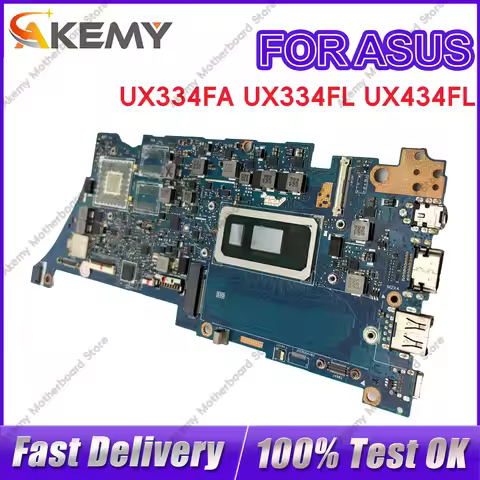UX334FA Laptop Motherboard For ASUS ZenBook UX434FA UX463FL U3600F UX334FL U4600F UX334F Mainboard W