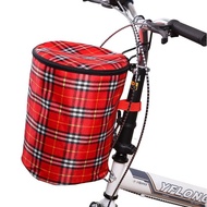 Bicycle Basket Front Basket Bicycle Basket Folding Bicycle Basket Vegetable Basket Canvas Bike Baske