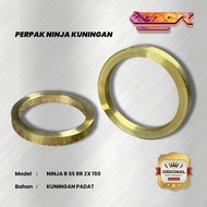 Ninja R SS RR ZX 150 Exhaust Gasket Solid Brass Material Ninja R SS RR ZX 150 Exhaust Gasket