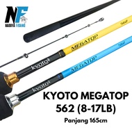 Joran Pancing Solid Carbon Kyoto Megatop Panjang 150cm 165cm Bahan Solid Carbon Murah Berkualitas