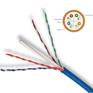 Commscope UTP Cat6 network cable, 4-Pair, 23 AWG, Solid, CM, 305m, Blue P/N: 1427254-6