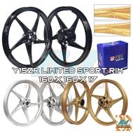 YTEQ SPORT RIM  Y15ZR / Y16 160/160-17" (CUTTING LAGENDA LIMITED SPECIAL)