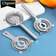 C5GOON Rustproof Skull And Gear Wheel Bar Strainer Sprung Cocktail Strainer Stainless Steel Strainer