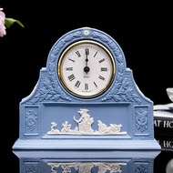 英國製Wedgwood精典水藍豐收女神陶瓷時鐘座鐘