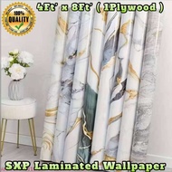 SXP Wallpaper 120cm x 240cm (1plywood) Insulation Self Adhesive Waterproof High Quality Wall Decor