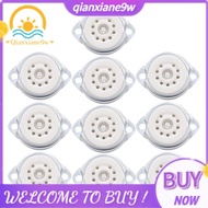 Chassis Mount Socket Base 9pin Ceramic 10PCS for 12AX7 ECC82 6922 EL84 6DJ8 12AU7 12AT7 Vacuum Tube 
