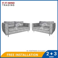 Limpassic 2+3 Seater Fabric Sofa/ Ruang Tamu Sofa